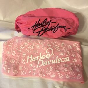 Harley Davidson Ladies Pink Head Wear